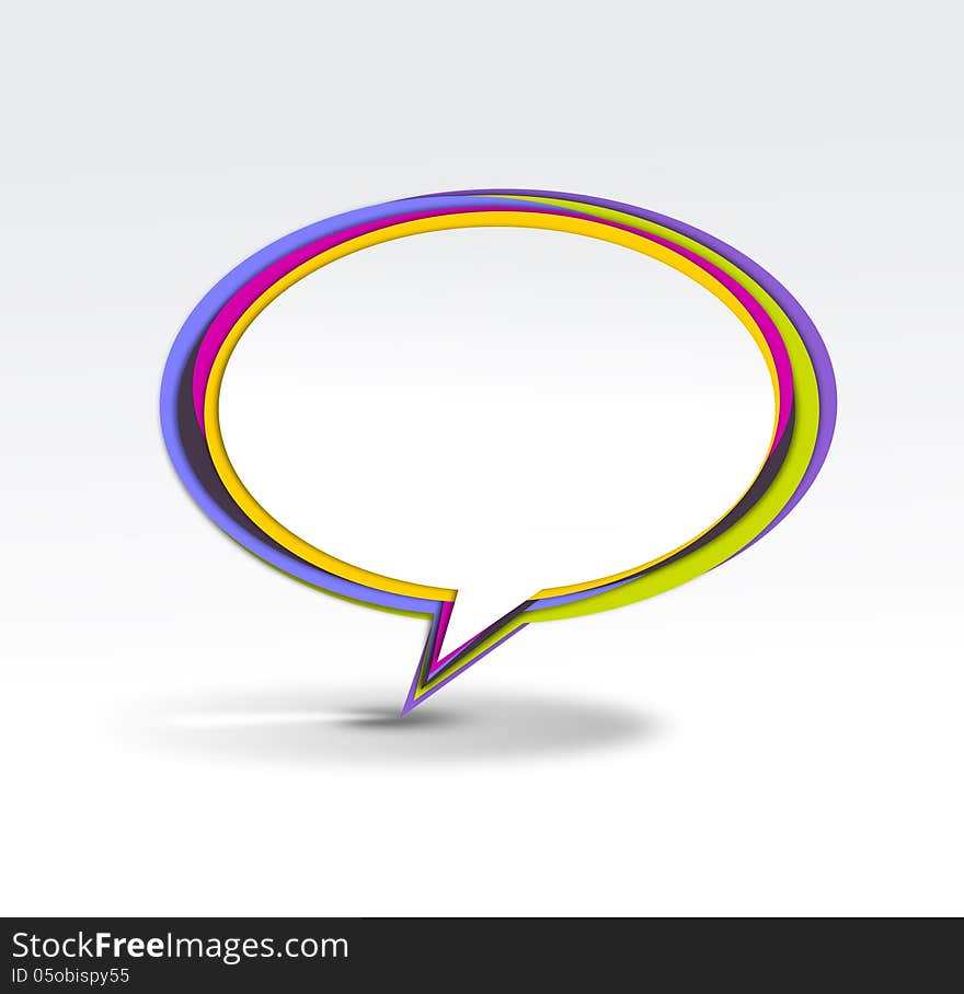 Colorful graphic illustration over white. Colorful graphic illustration over white