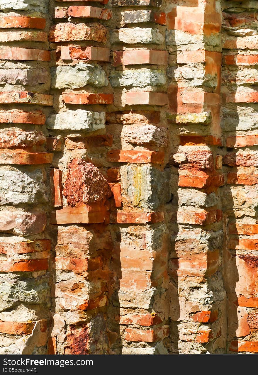 Wall of ancient church in Novgorod, Russia. Wall of ancient church in Novgorod, Russia