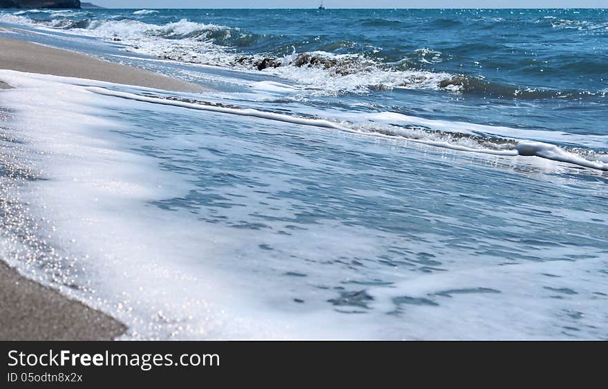 Patara Beach and Sea in Antalya, Turkey. Patara Beach and Sea in Antalya, Turkey