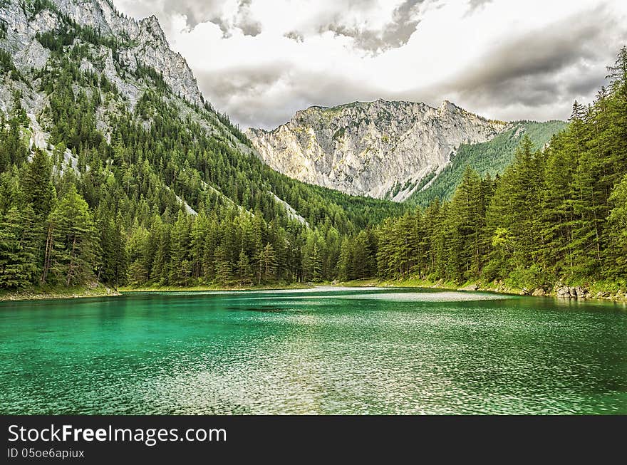 It is a beautiful lake in Austria and the name is derived from the deep green color of the water. It is a beautiful lake in Austria and the name is derived from the deep green color of the water.