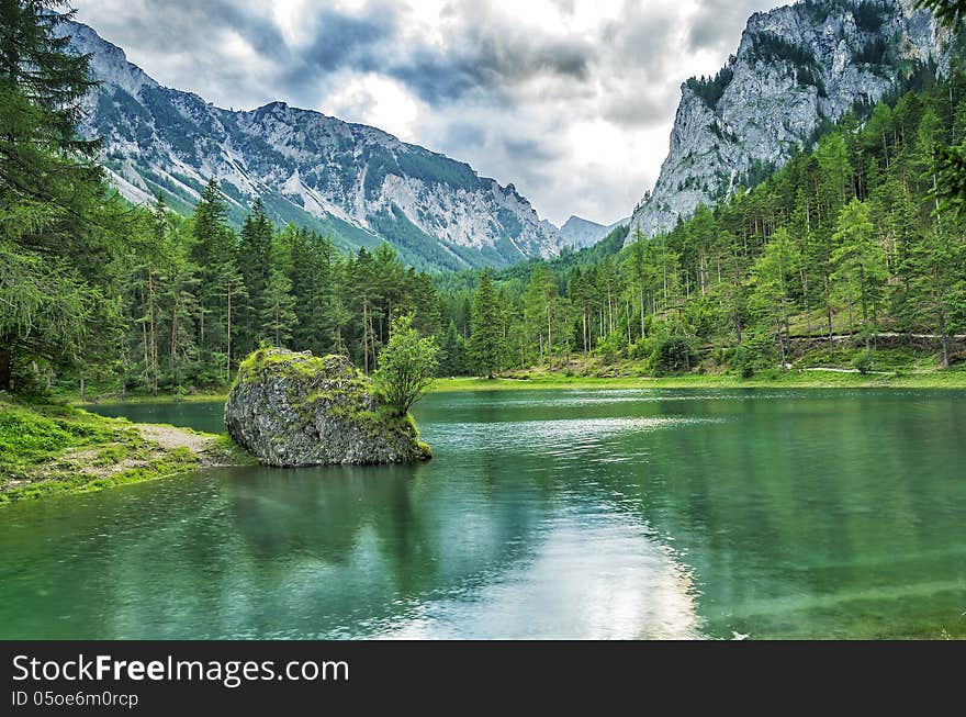 It is a beautiful lake in Austria and the name is derived from the deep green color of the water. It is a beautiful lake in Austria and the name is derived from the deep green color of the water.