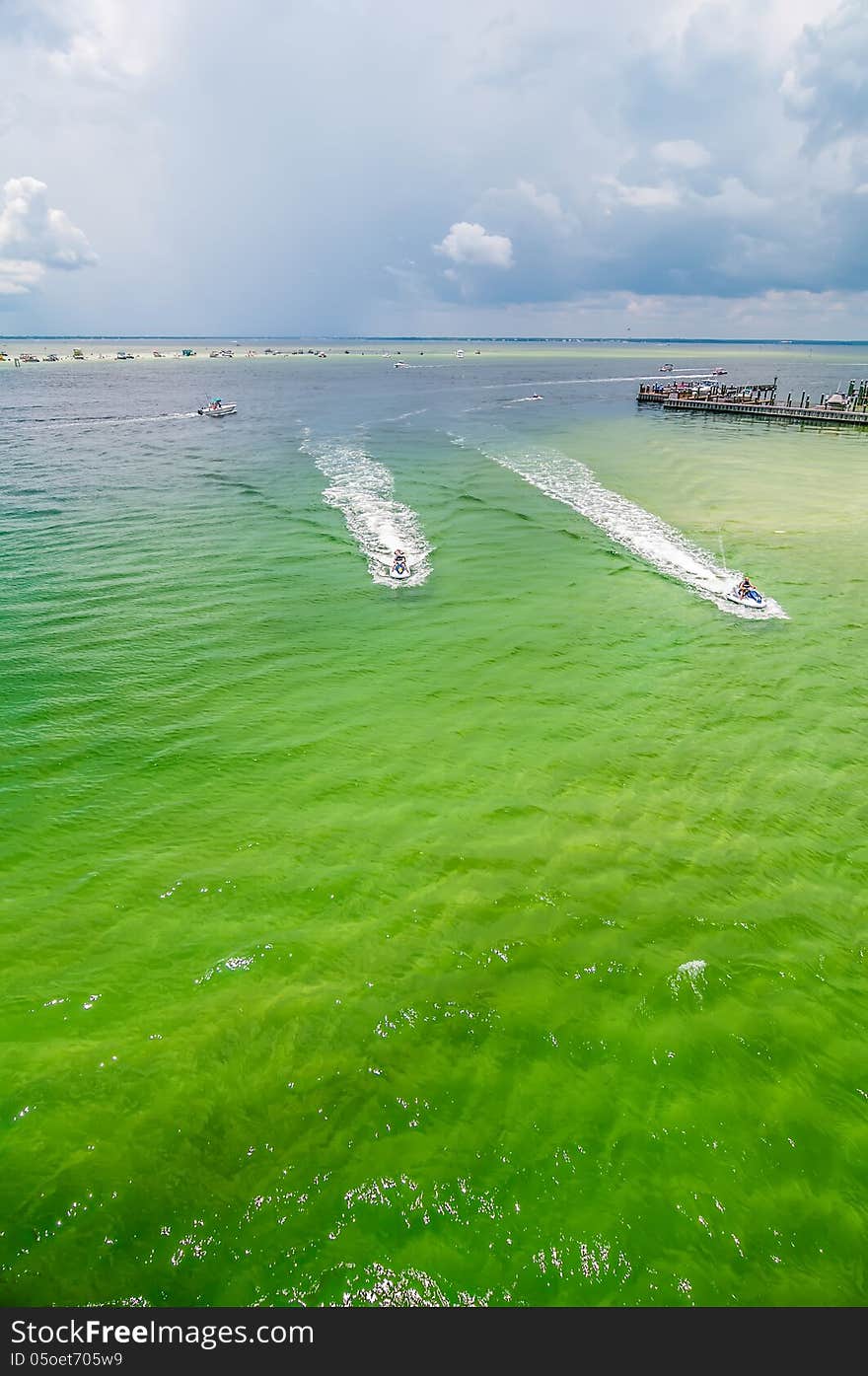 Florida beach scene