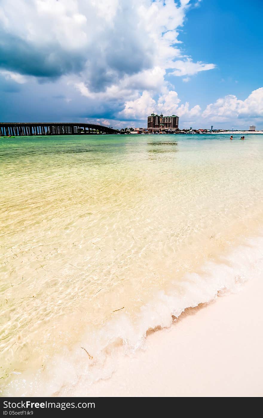 Florida beach scene