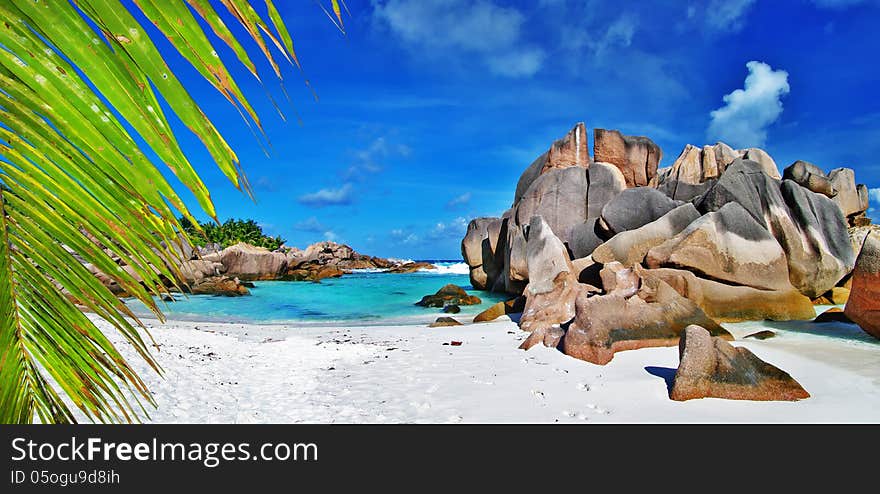 Tropical paradise - Seychelles, La Digue island