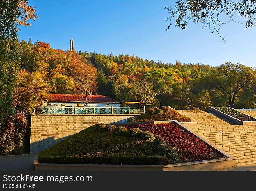 The Dunhua autumn landscape Jilin