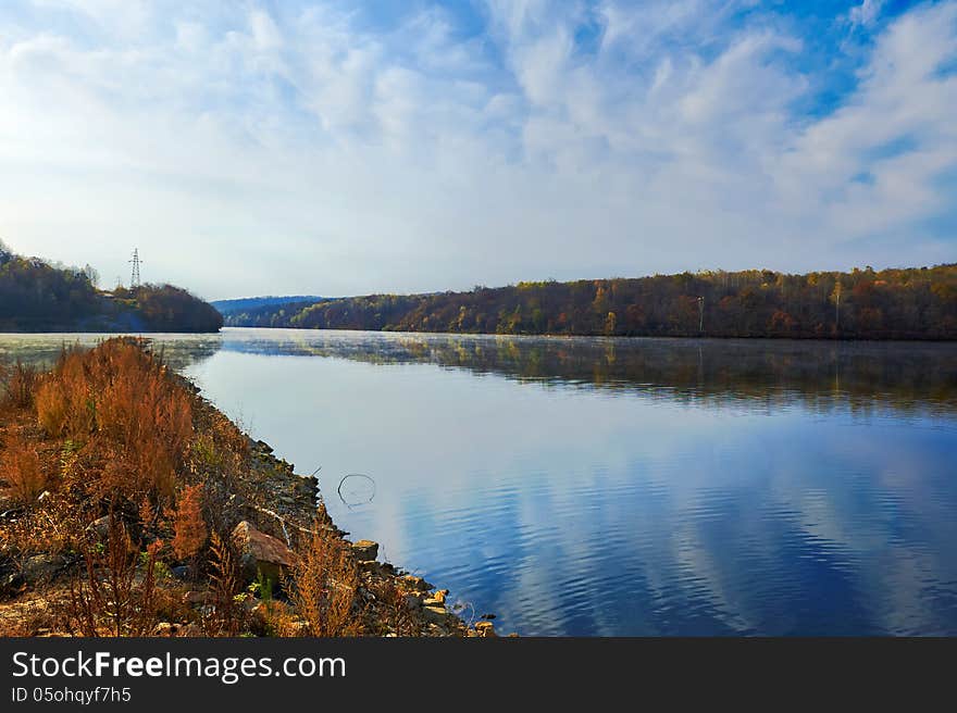 The beautifu reservoir