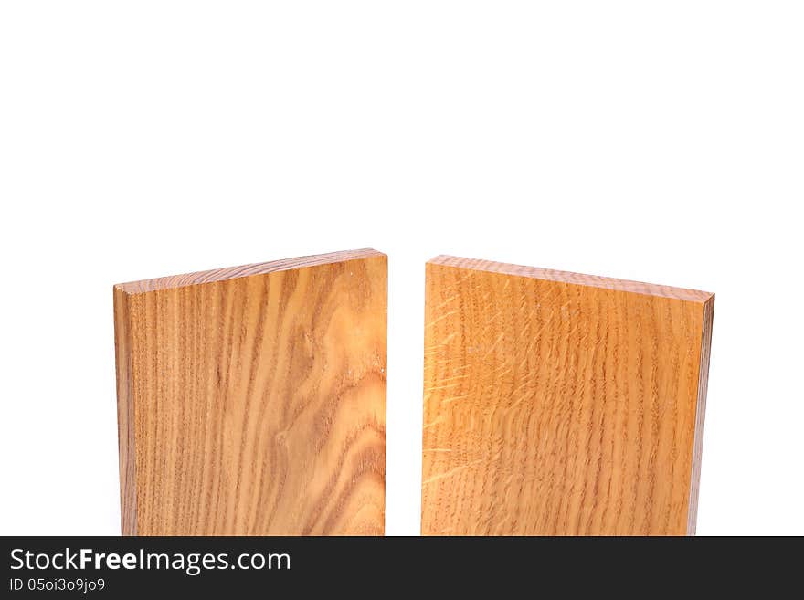 Top two vertical boards &x28;acacia, oak&x29