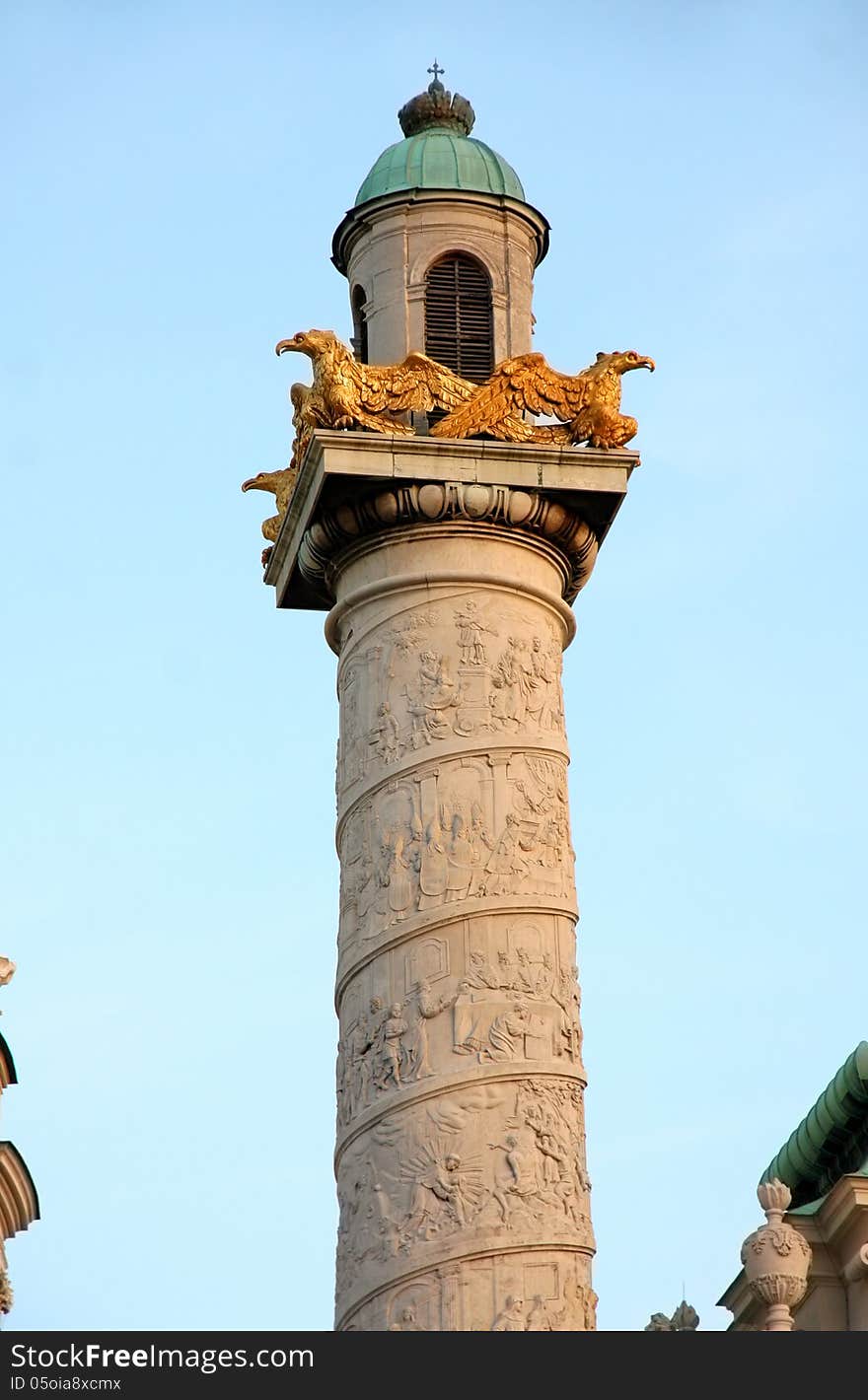 Karlskirche Church in Vienna, Austria