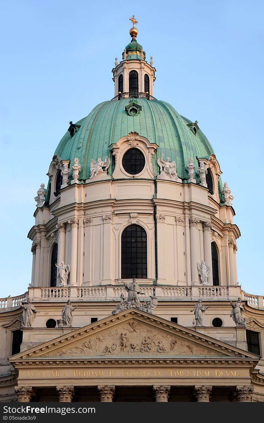 Karlskirche Church in Vienna, Austria