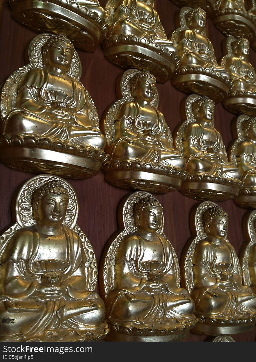 Golden statue buddha in the golden temple thailand. Golden statue buddha in the golden temple thailand