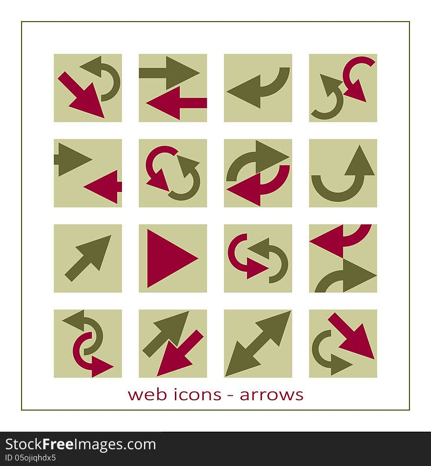 Web arrows