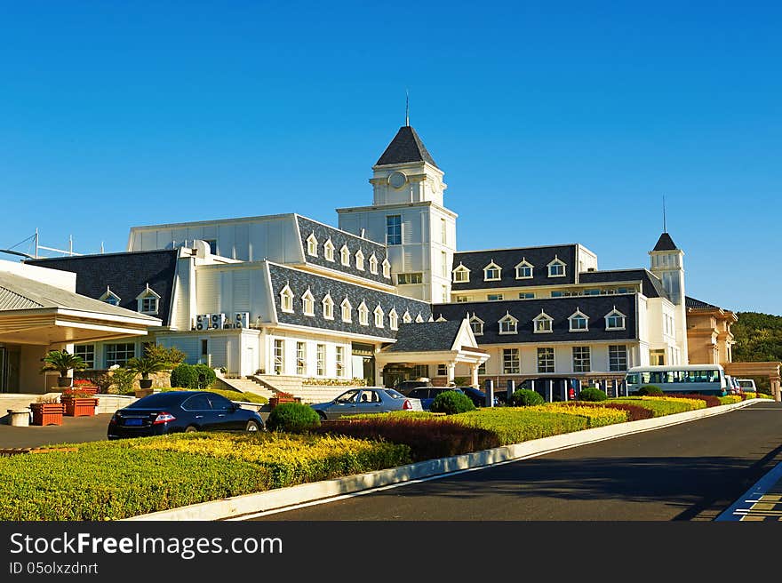 The villa of Bangchui island dalian