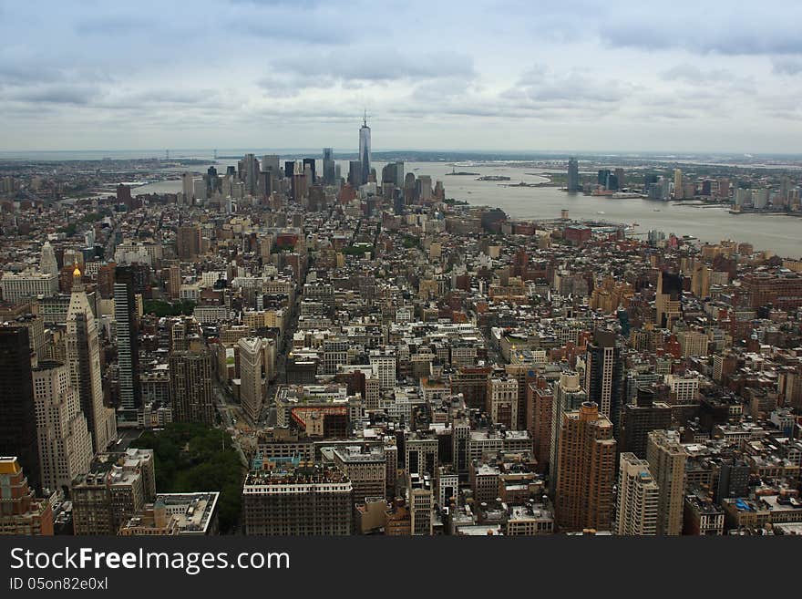 Manhatten Skyline from North