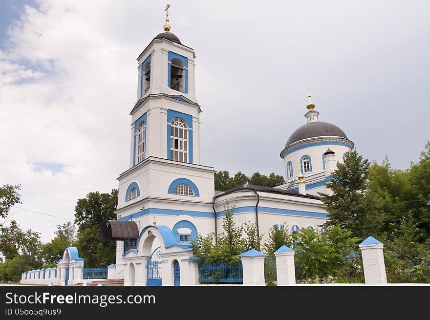 Church Theotokos of Tikhvin in Dushonovo village Moscow region