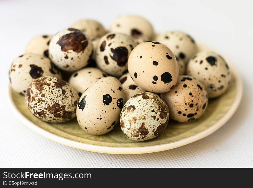 Quail eggs