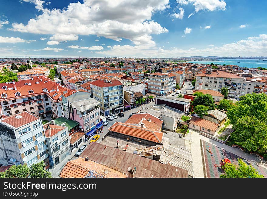 Istanbul. View from Yedikule Fortress