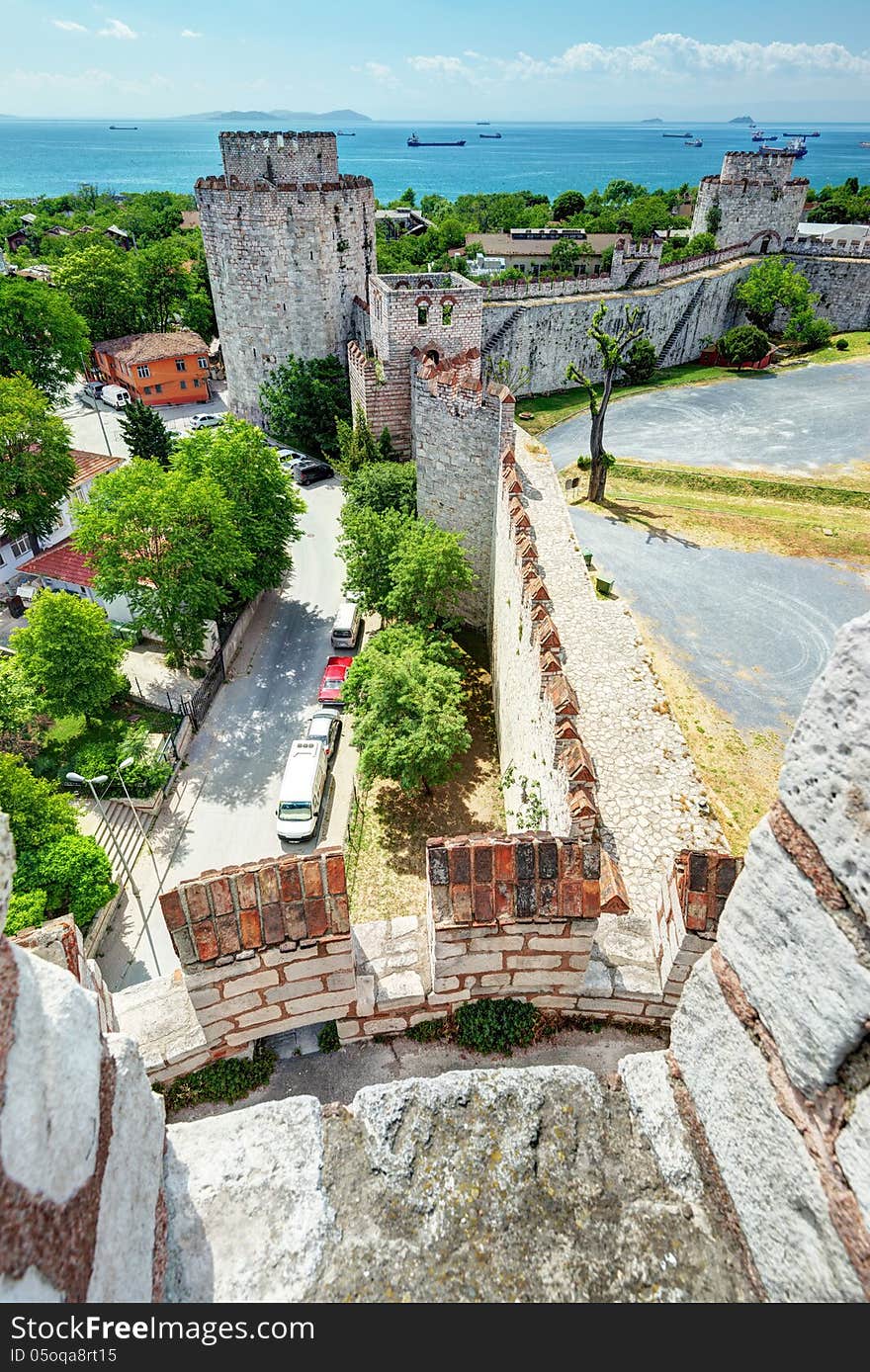 The Yedikule Fortress in Istanbul, Turkey