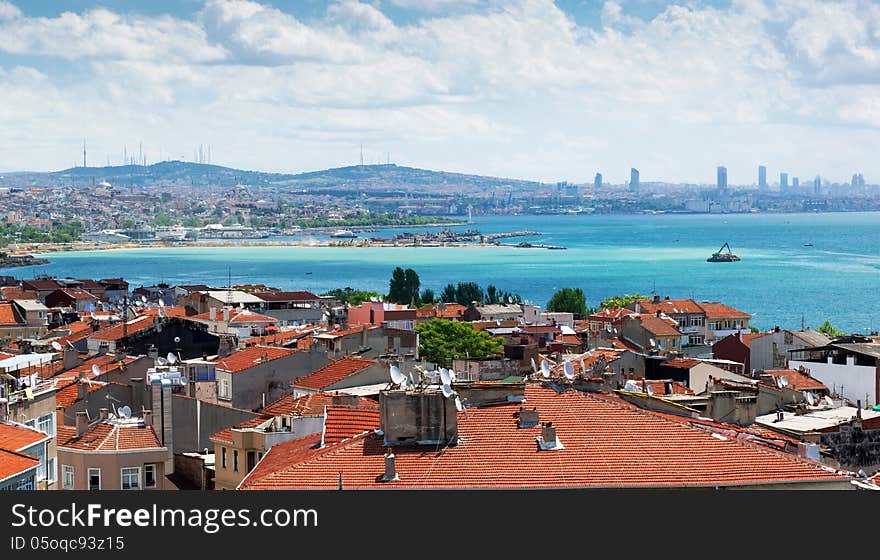 Istanbul, view from Yedikule Fortress