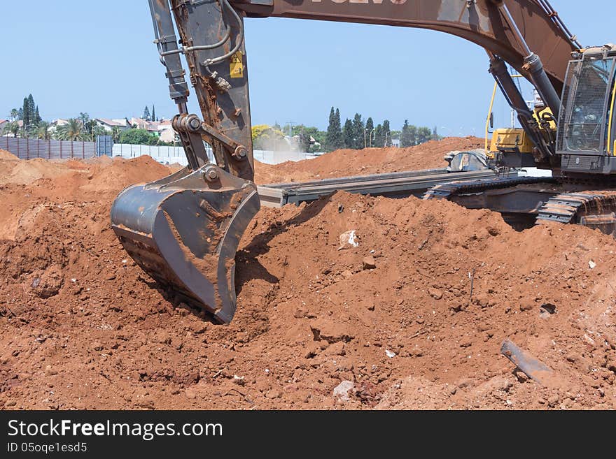 Laying of new high-speed roads in Israel. Laying of new high-speed roads in Israel.