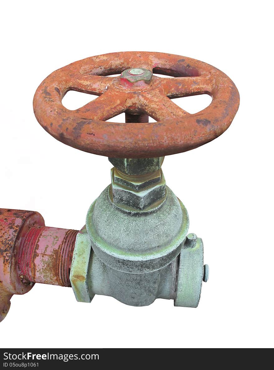 Old control valve isolated