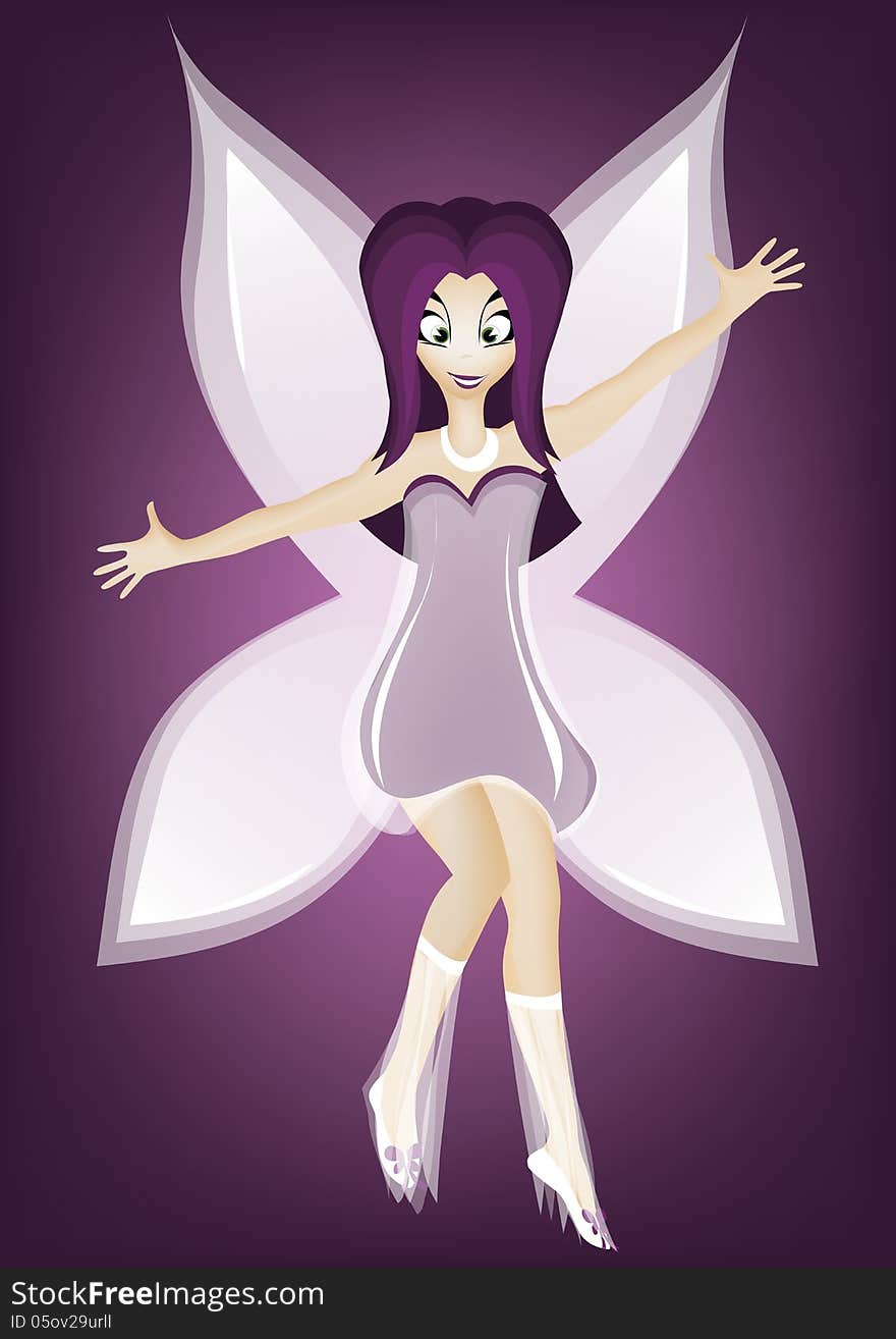 Purple fairy