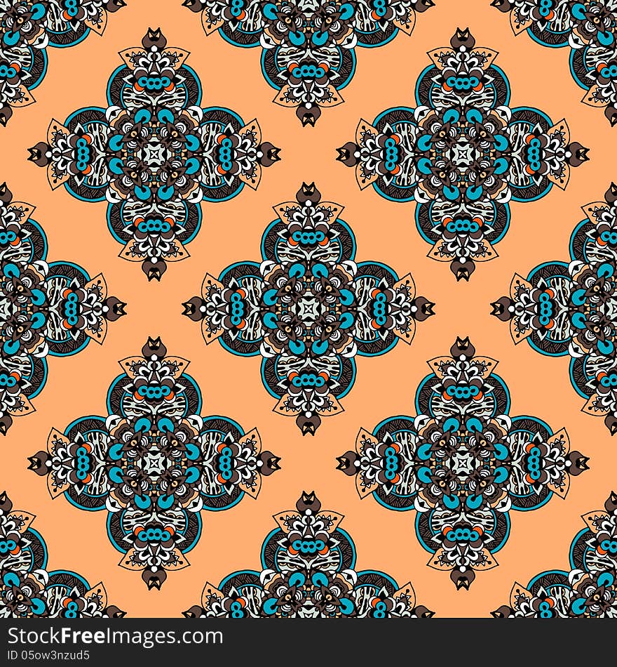 Ethnic seamless pattern