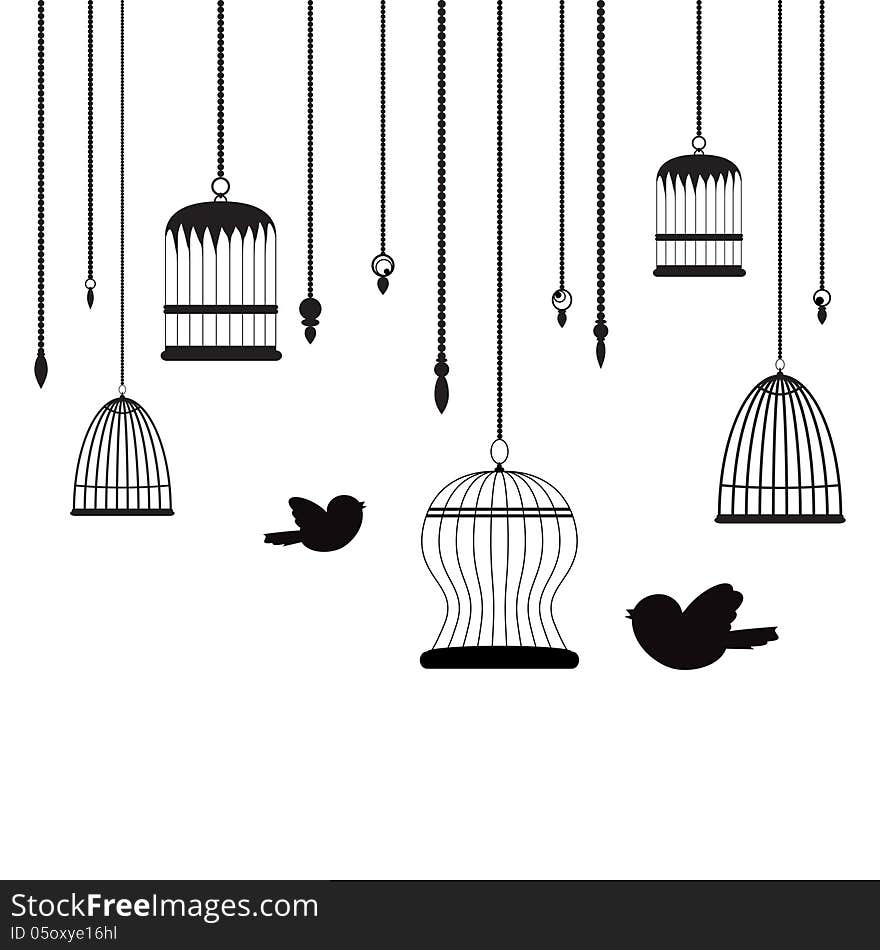 Birds and birdcages