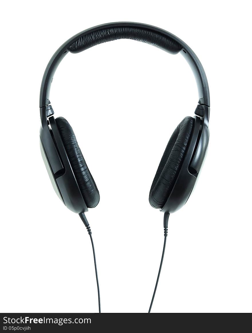 Black headphones