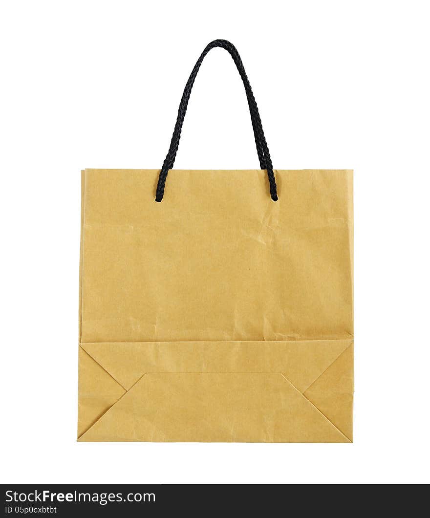 Recycle brown paper bag