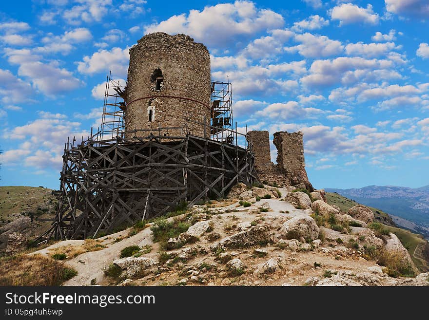 Cembolo Genoese fortress in Balaklava