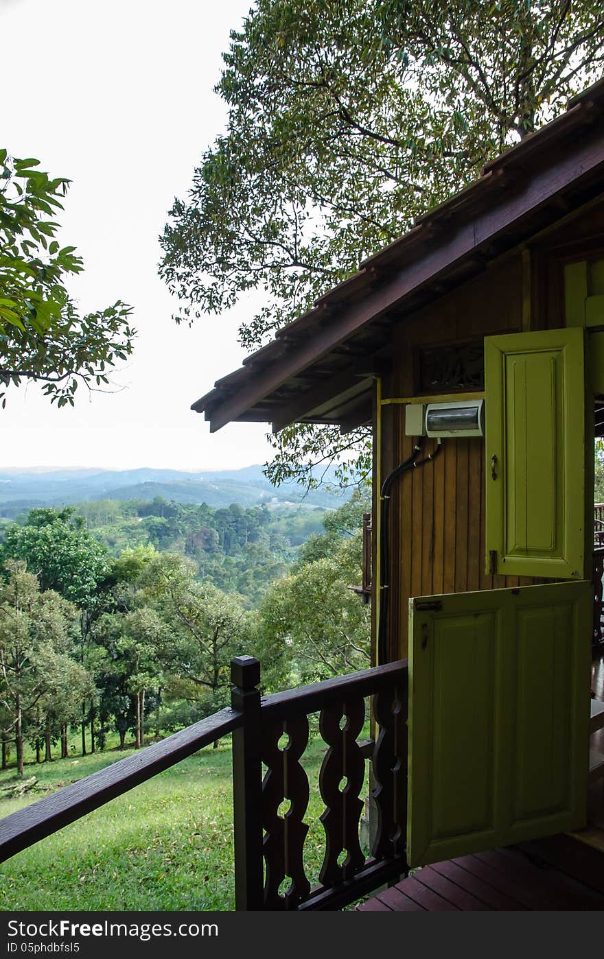 Wooden Resort in Jungle