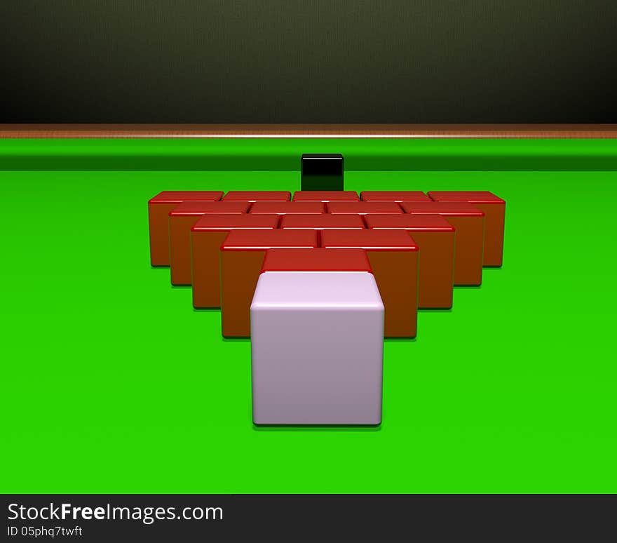 Square Snooker Balls