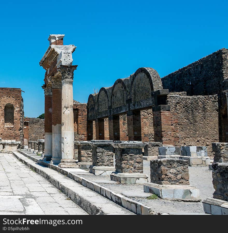 Ruins of Pompeii taken in June of 2013
