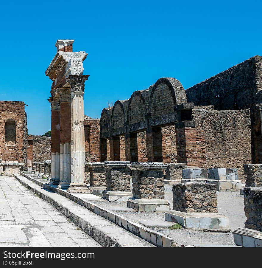 Ruins of pompeii