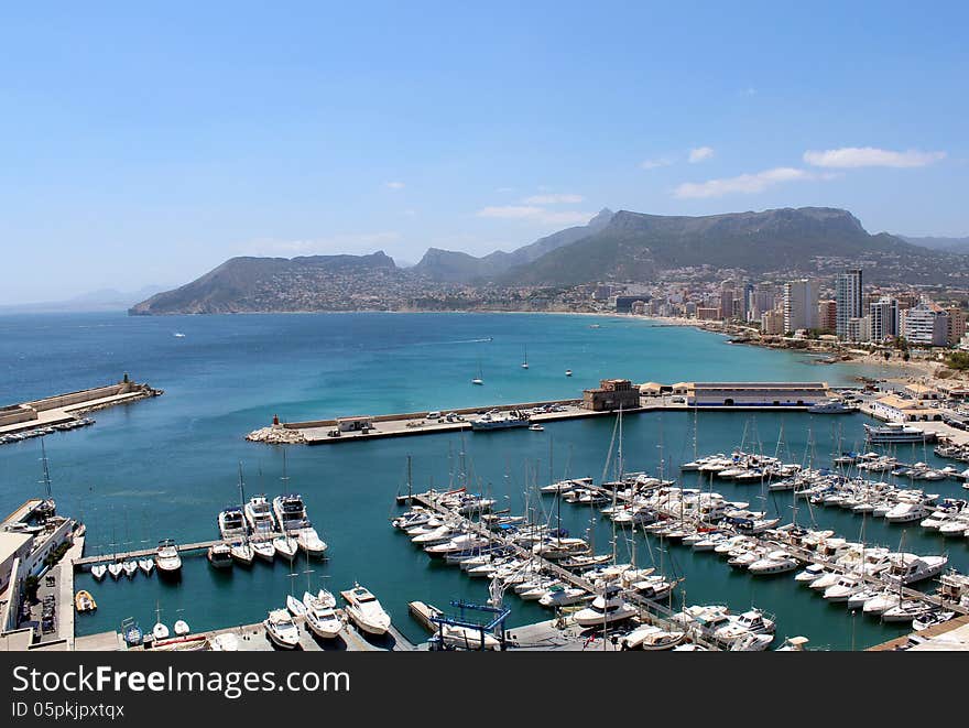 Panoramic View Over Calp &x28;Spain&x29;