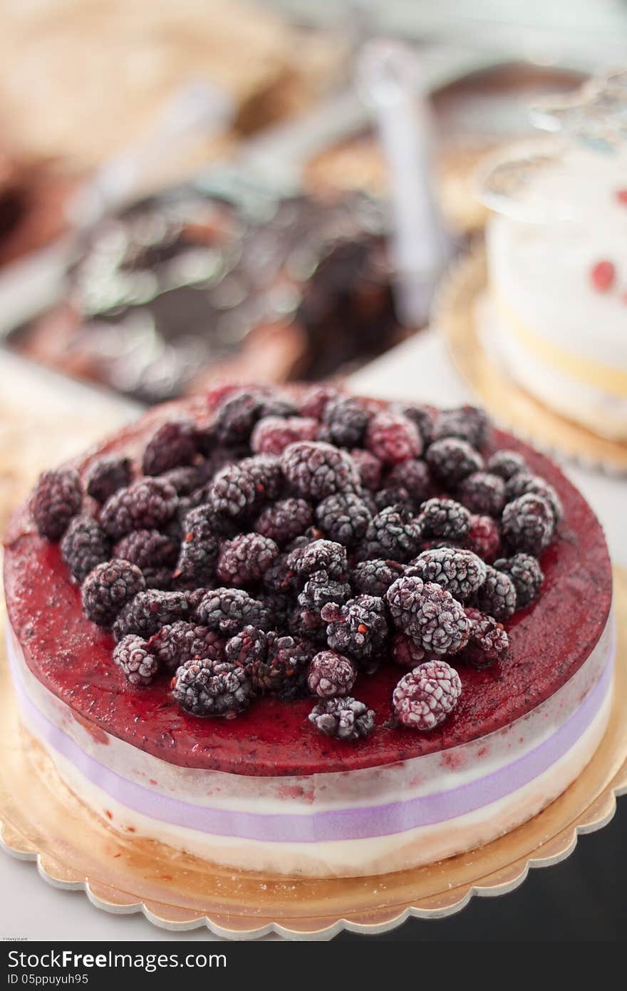 Blackberry cake