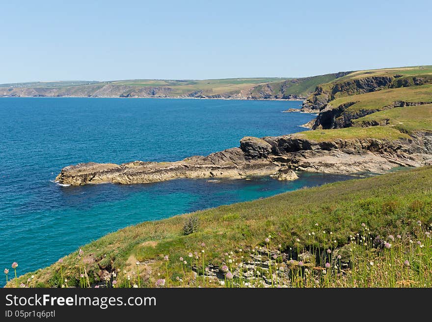 Port Isaac coast North Cornwall England