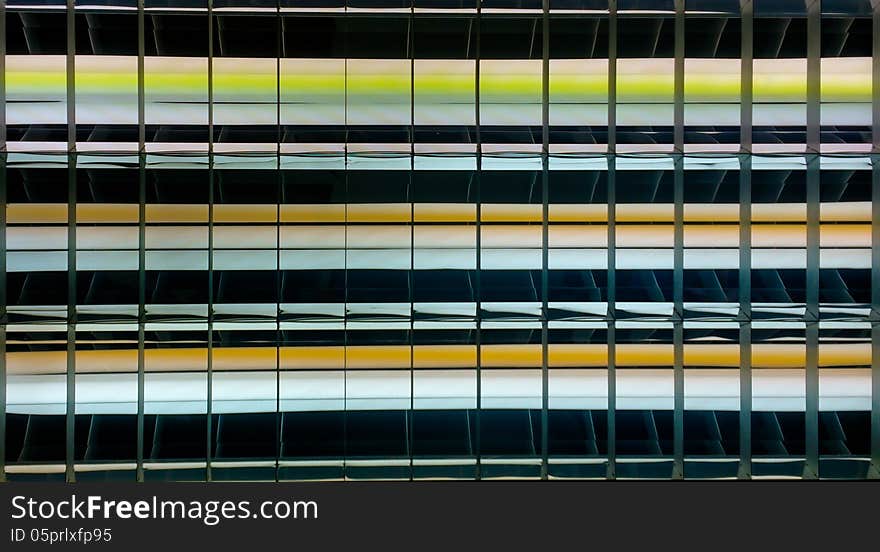 Abstract light background line of fluorescent lamp