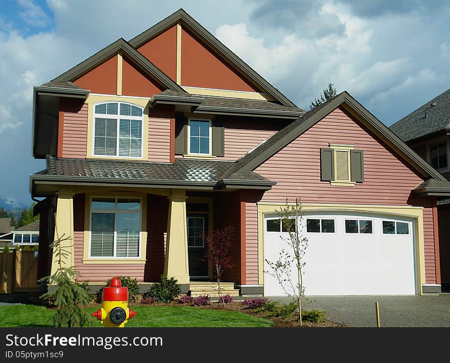 New subdivision home built in Chilliwack, BC. New subdivision home built in Chilliwack, BC