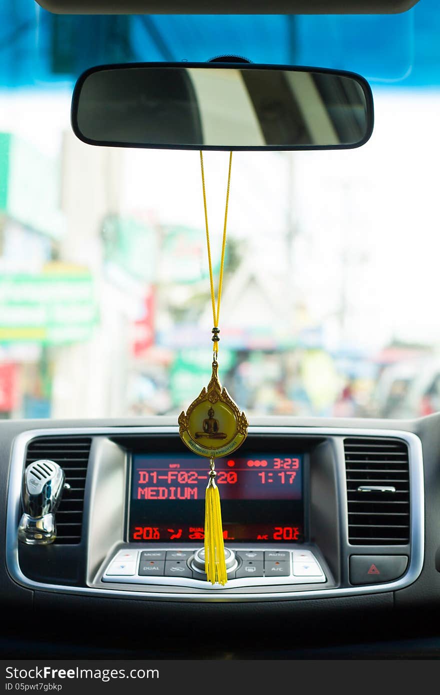 An Amulet in car.