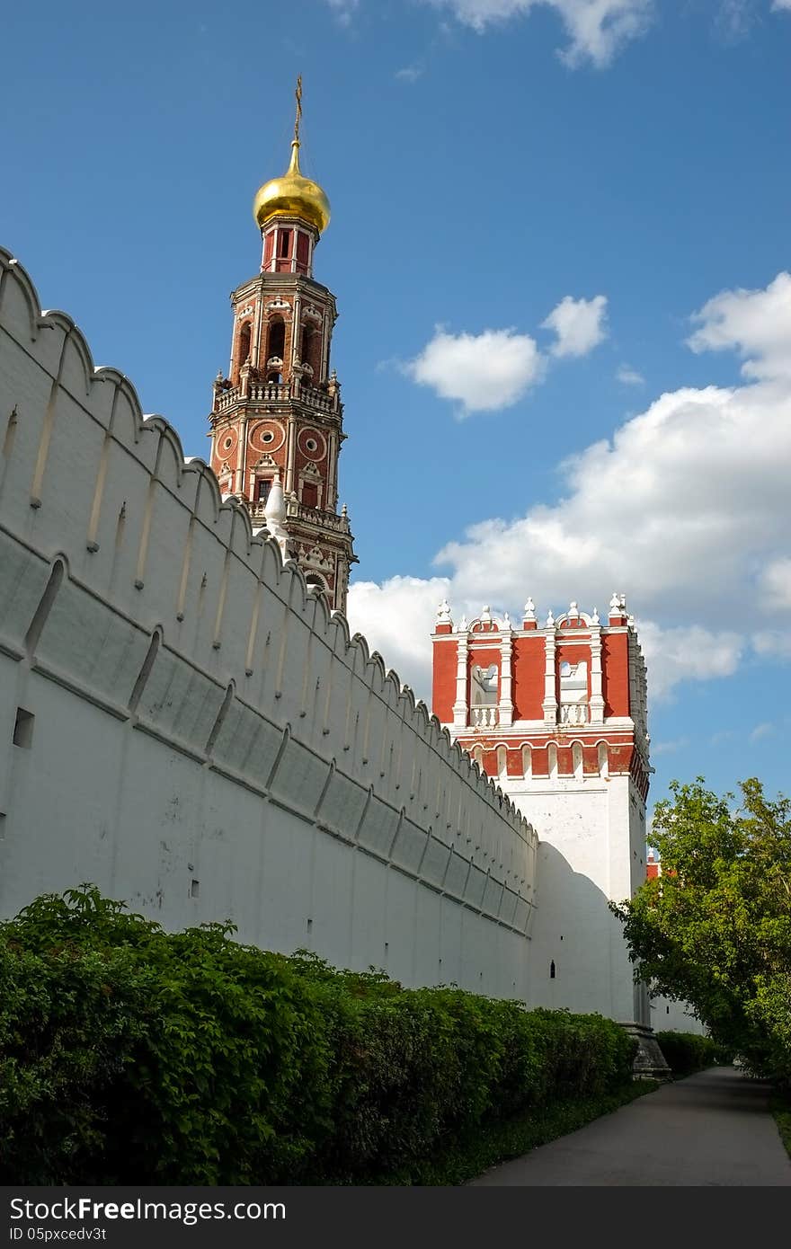 Novodevichy Convent, founded in 1524. Novodevichy Convent, founded in 1524.