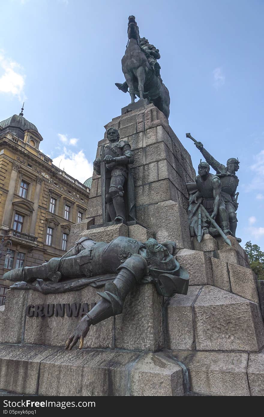 Grunwald monument, Plac Matejki, Krakow, Poland