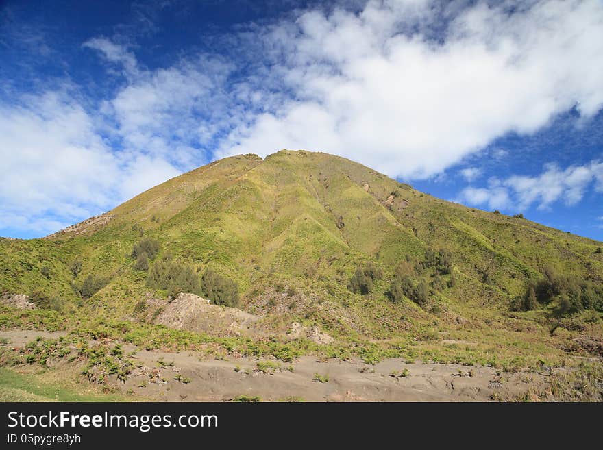 Mountain Batok In Tengger Semeru National Park