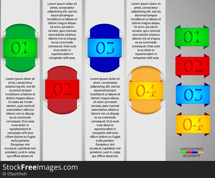 Modern Business Infographic - Elements