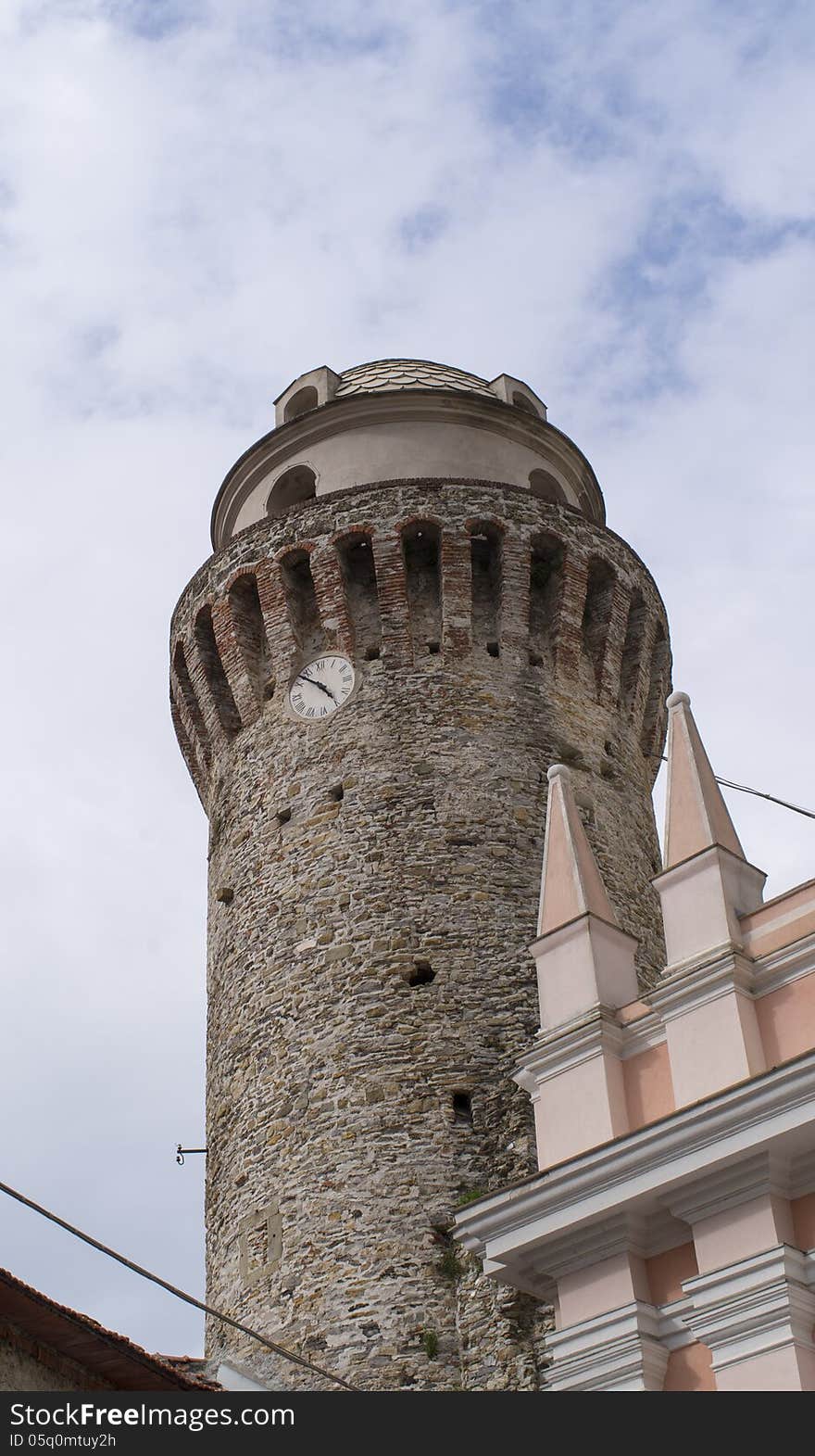 Ortonovo a medieval village near la spezia italy