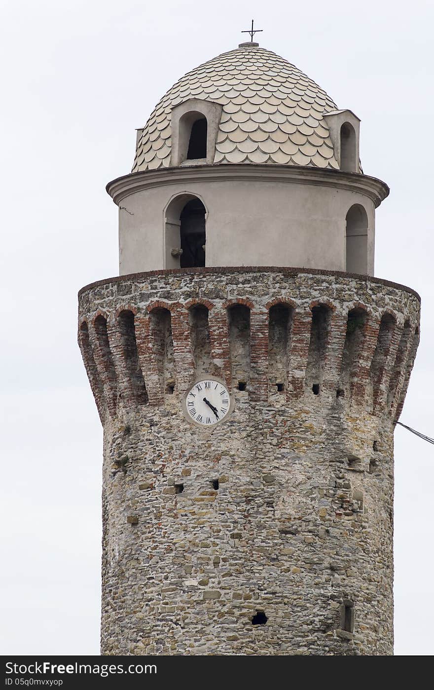 Ortonovo a medieval village near la spezia italy