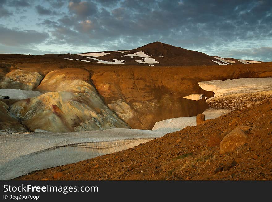 Krafla volcano