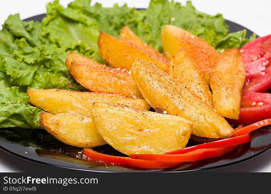 Fried Potatoes With Vegetables