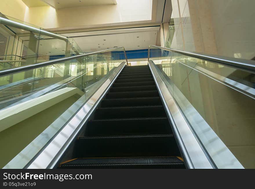 Modern building interior with elevator. Modern building interior with elevator