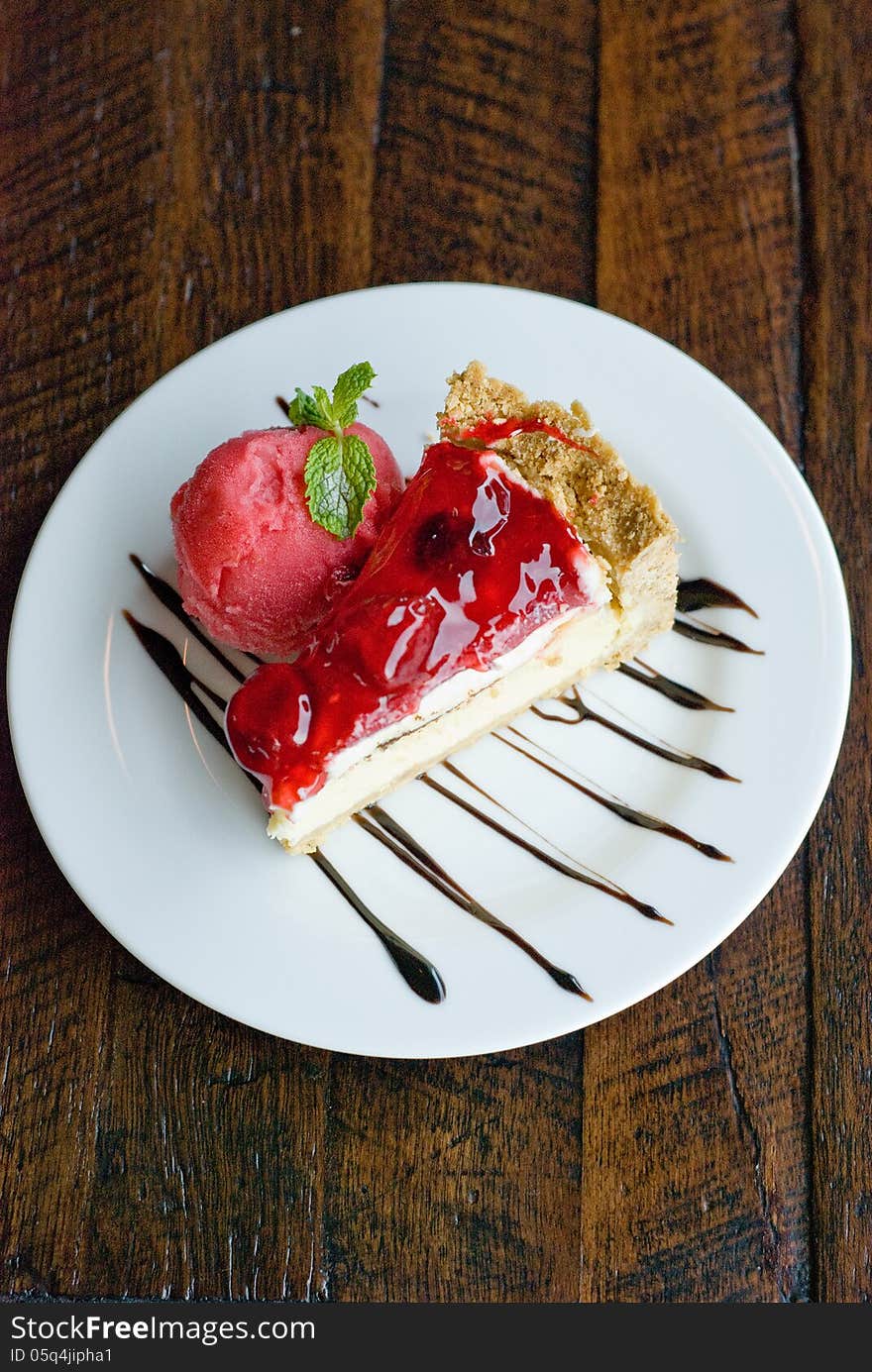 Strawberry cheese cake